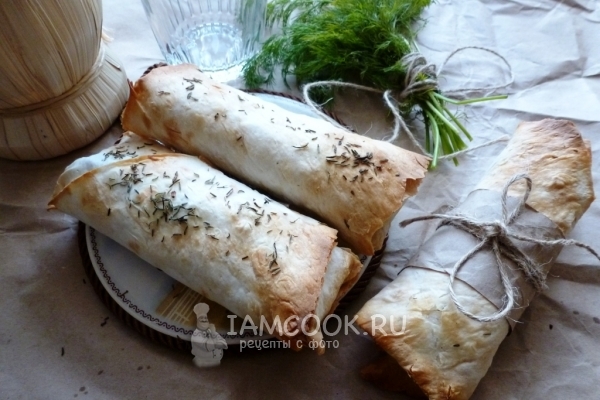 Рецепт сосиски в лаваше с сыром и огурчиком