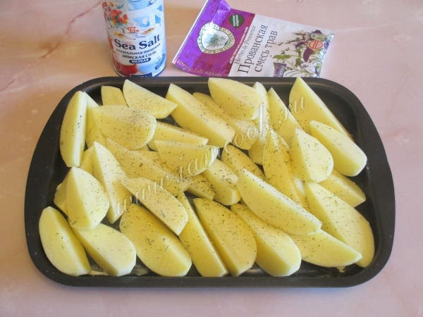 Картофель в специях