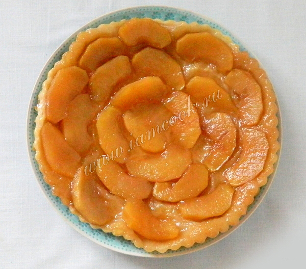 Пирог Тарт Татен с яблоками