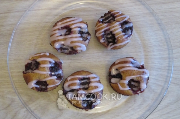 Рецепт кексов на кефире из полезной муки