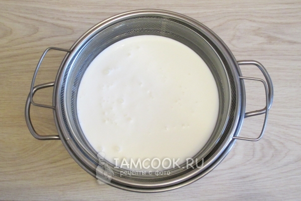 Водяная баня с кефиром