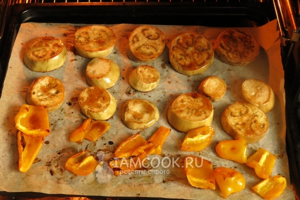 Запечь овощи