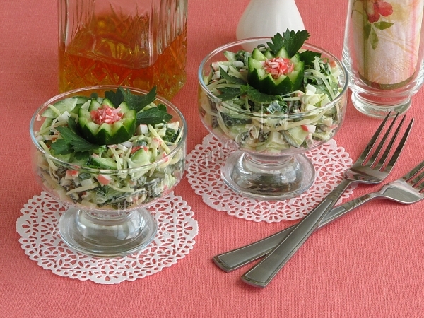 Рецепт простого фуршетного салата