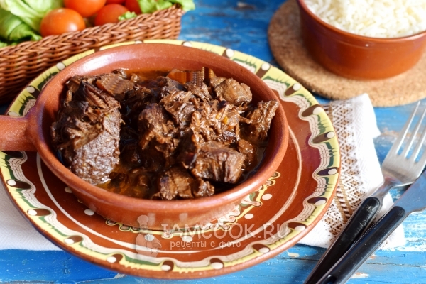 Рецепт говядины по-бургундски