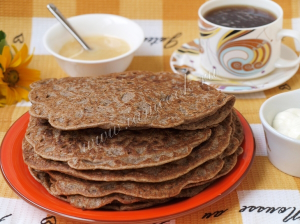 Готовим блины из гречневой муки