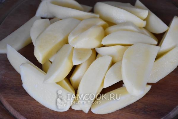 Порезать картофель