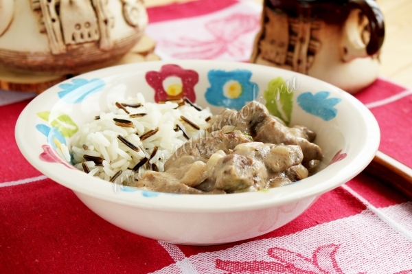 Рецепт бефстроганова в мульиварке