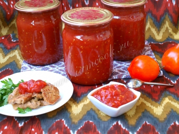 Томатный соус с яблоками