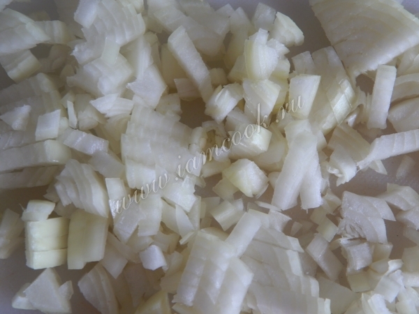 Лук резанный