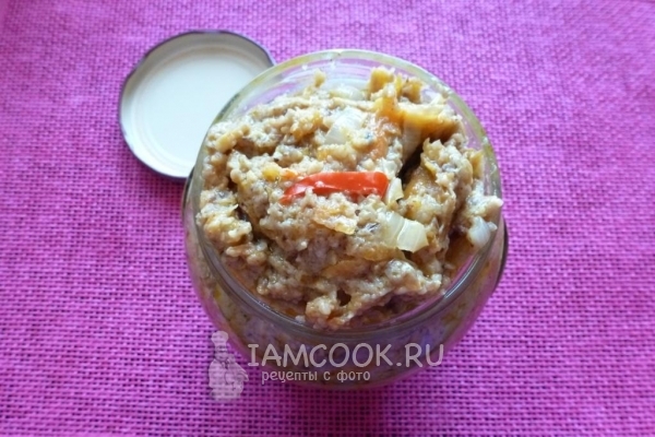 Готовая икра из соленых грибов