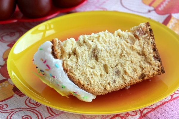 Рецепт кулича на французском тесте