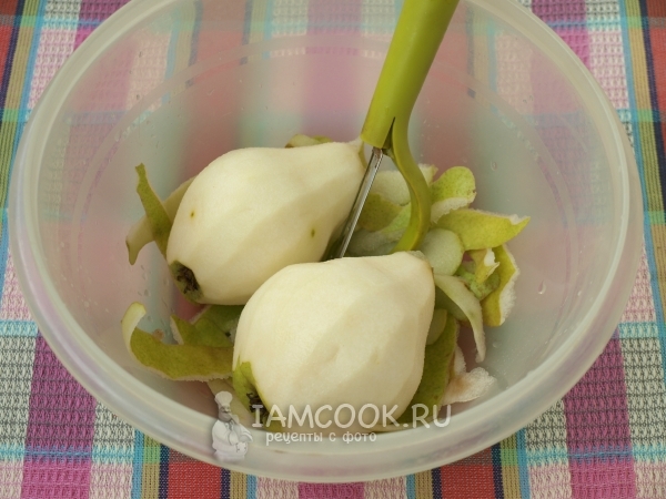 Почистить груши