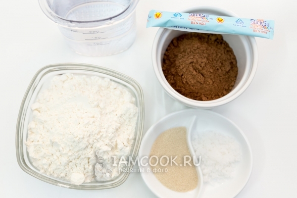 Ингредиенты для черемухового хлеба