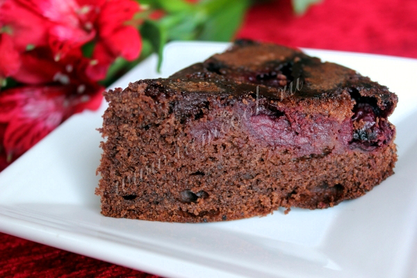 Рецепт французского шоколадного торта с вишней