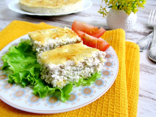 Рецепт кабачковой запеканки с курицей