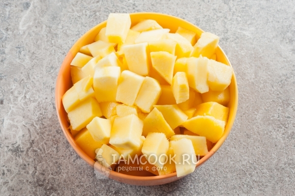 Порезать манго