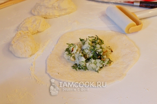 Начинка на тесте