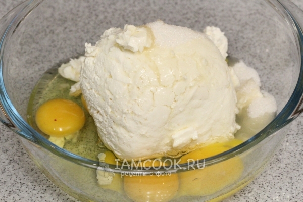 Творог с яйцом