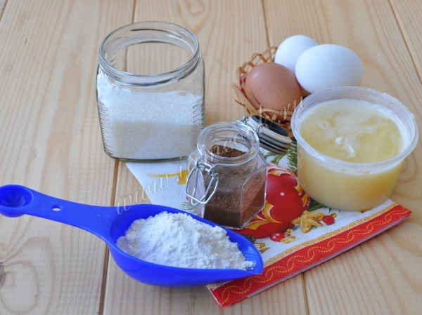 Ингредиенты для пряничного домика