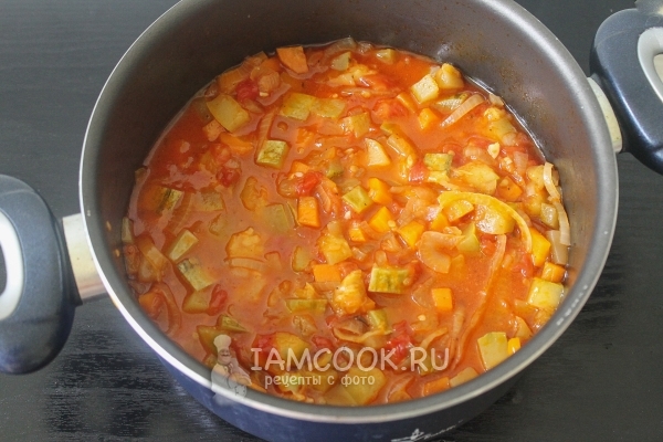 Потушить овощи