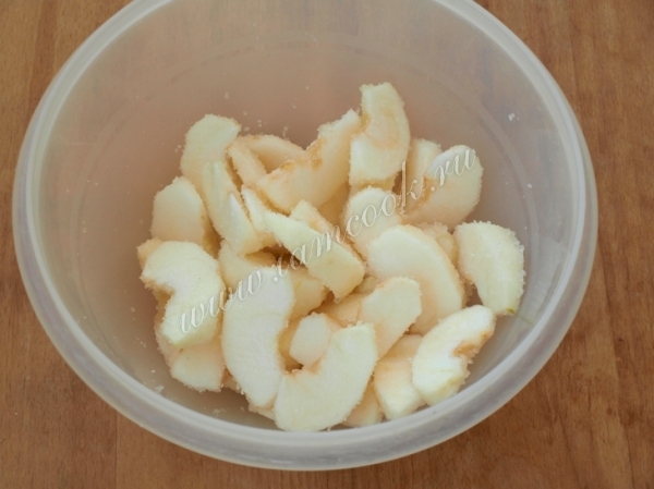 Яблоки в сахаре