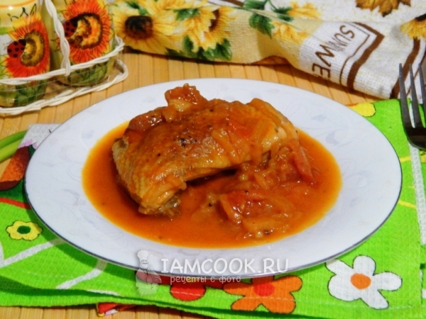 Фото яхнии из курицы