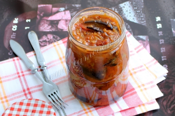 Рецепт баклажанов в аджике на зиму