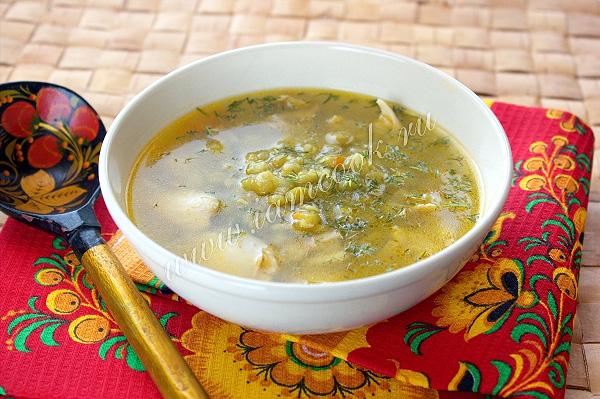 Гороховый суп с курицей