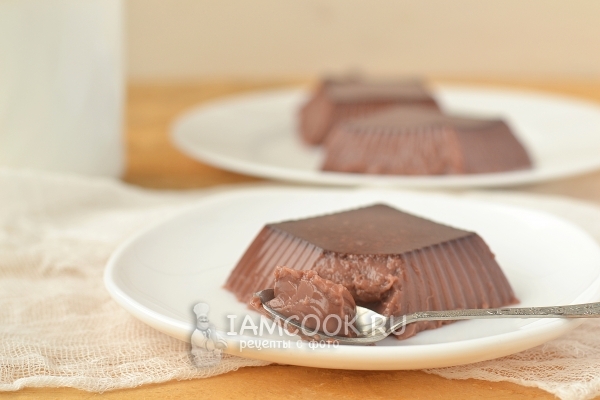 Фото желе из какао