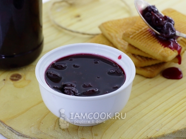 Жидкое вишнёвое варенье без косточек на зиму, рецепт с фото