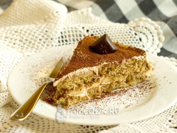 Торт из овсяного печенья, рецепт с фото