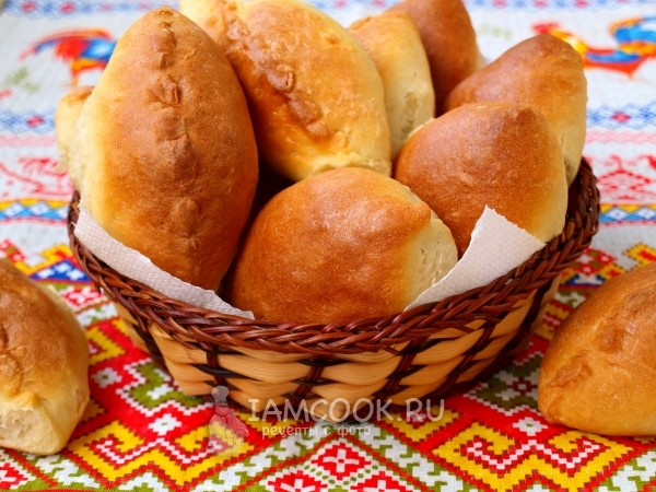 Постные пирожки с капустой, рецепт с фото