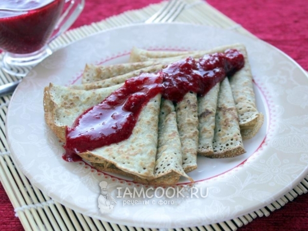 Постные блины на воде, рецепт с фото