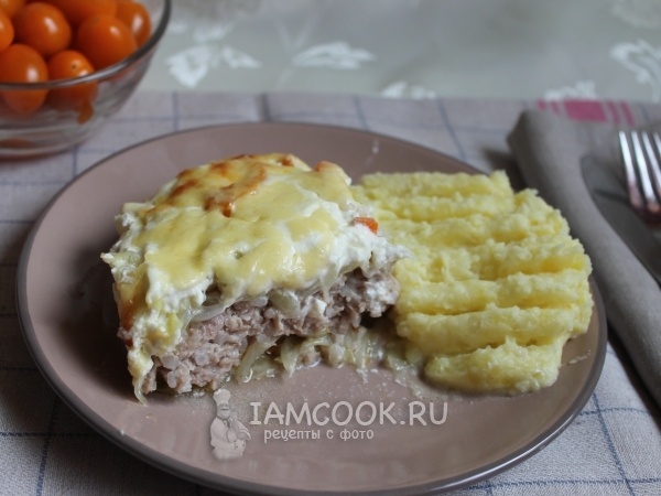 Запеканка «Ленивые голубцы», рецепт с фото