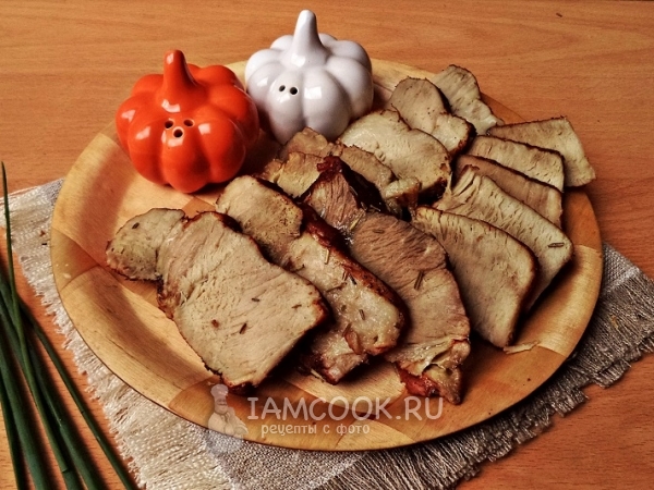 Свинина в луковой шелухе, рецепт с фото