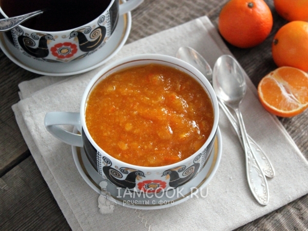 Варенье из тыквы с мандаринами, рецепт с фото