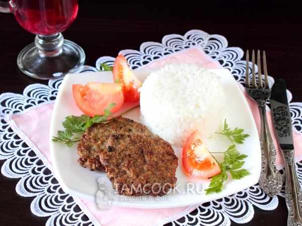 Печеночные котлеты с манкой, рецепт с фото