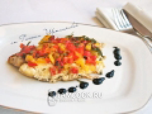 Рыба дори, запеченная с овощами, рецепт с фото