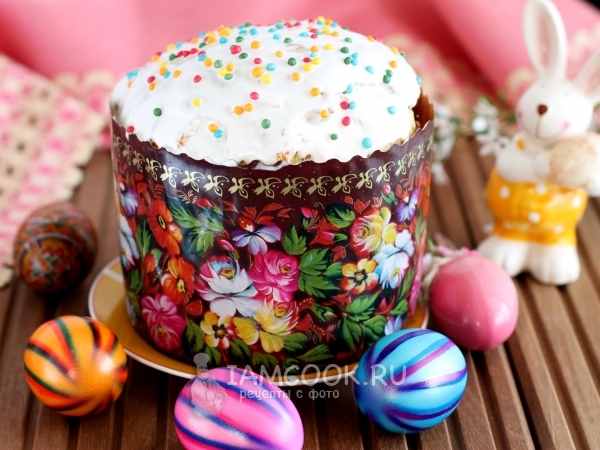 Пасхальный кулич (классический), рецепт с фото