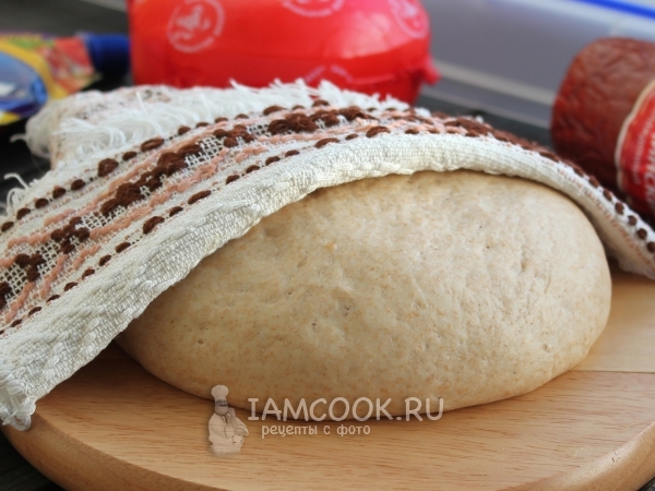 Тесто для пиццы из цельнозерновой муки, рецепт с фото