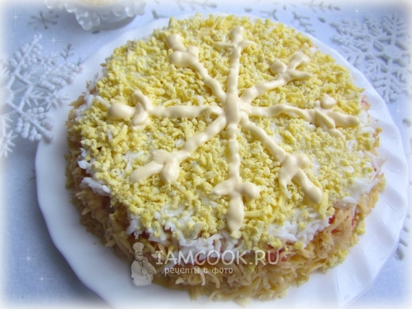 Салат «Снежинка», рецепт с фото