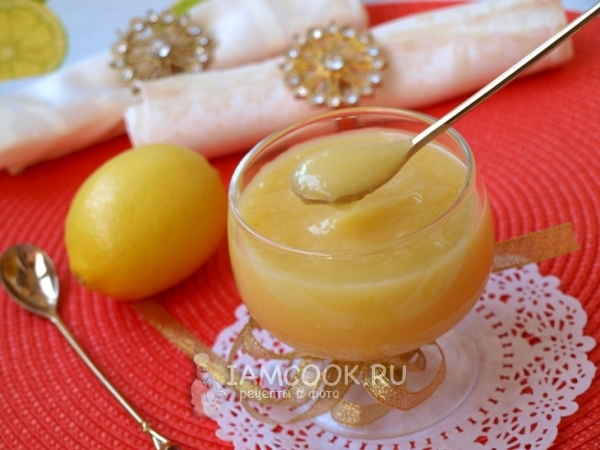 Лимонный курд, рецепт с фото