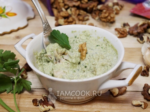 Сациви из рыбы, рецепт с фото