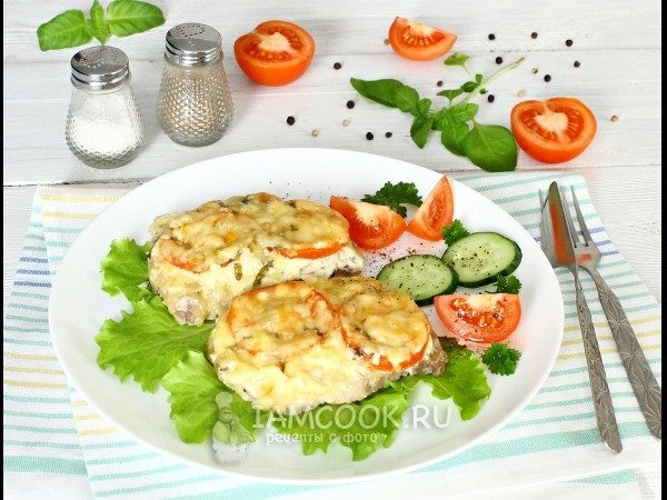 Мясо по-французски с помидорами, рецепт с фото