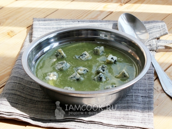 Крем суп из брокколи и шпината, рецепт с фото