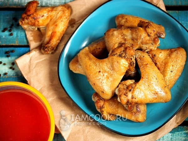 Жареные крылышки, рецепт с фото