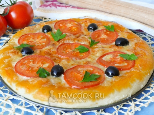 Тесто для пиццы как в пиццерии, рецепт с фото