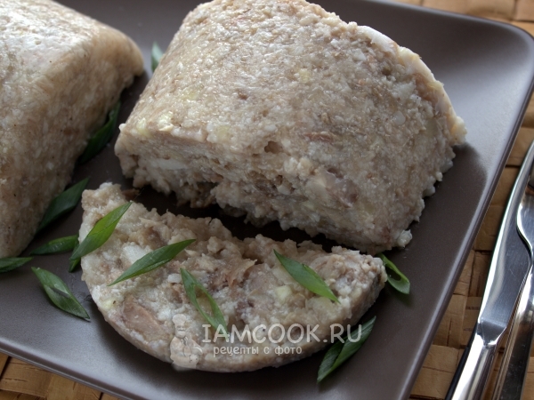 Зельц из свиной головы, рецепт с фото