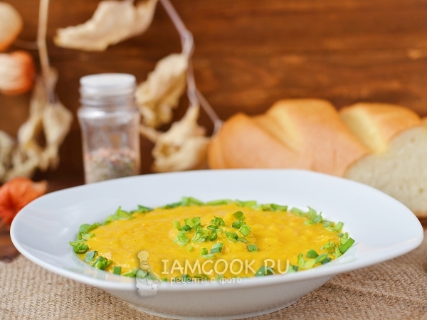 Тыквенный суп-пюре в мультиварке, рецепт с фото