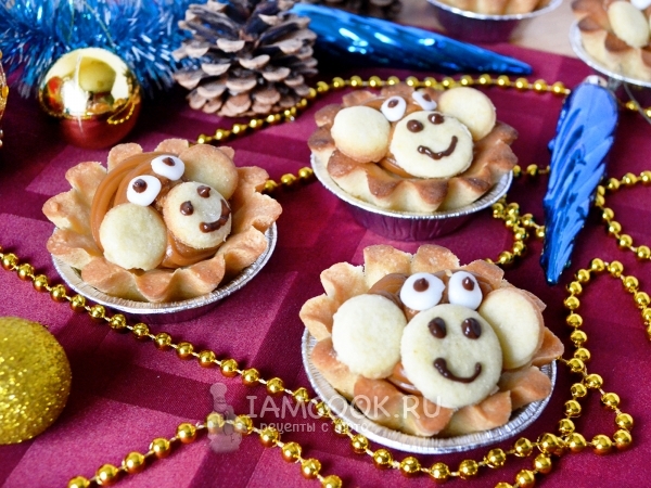 Песочное пирожное «Обезьянки», рецепт с фото